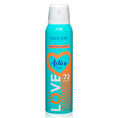 Дезодорант Delicare LOVE Active Style 150мл Дезодорант Delicare LOVE Active Style 150мл