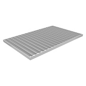 Решетка Gidrolica Step Pro 390х590мм стальная ячеистая оцинкованная Решетка Gidrolica Step Pro 390х590мм стальная ячеистая оцинкованная