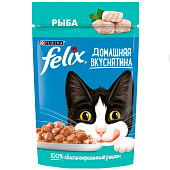 Влажный корм FELIX Домашняя вкуснятина Рыба 75г Влажный корм FELIX Домашняя вкуснятина Рыба 75г