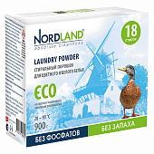  Стиральный порошок для цветного и белого NORDLAND ECO 900г 180735 