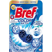 Подвесной блок для унитаза BREF колор-актив с хлором 50гр Подвесной блок для унитаза BREF колор-актив с хлором 50гр