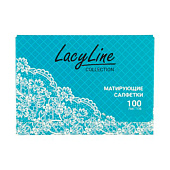  Салфетки для лица LACY LINE 100шт матирующие 