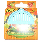 Крышка полиэтилен Сливная винтовая (d=82) микс  613700 