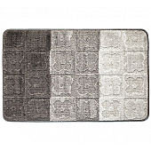 Коврик для ванной 50х80 Silver Anthracite SLV 201807 Bombini Коврик для ванной 50х80 Silver Anthracite SLV 201807 Bombini