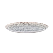  Тарелка обеденная DIWALI TARSO GREY&BLACK 25см V9375 