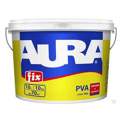 Клей столяный Aura Modell PVA 10л Клей столяный Aura Modell PVA 10л
