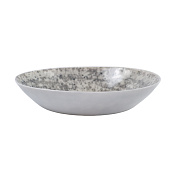  Тарелка суповая DIWALI TARSO GREY&BLACK 20см V9377 