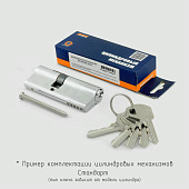  Цилиндр ключ/ключ МЦ-ЛПУ-70 (латунь/золото) (35-35) перф.кл. Нора-М 