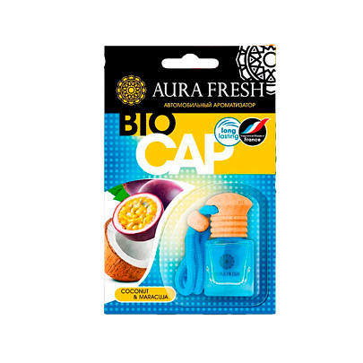 Ароматизатор подвесной картон AURA FRESH COUNTRY Coconut&Maracuja Ароматизатор подвесной картон AURA FRESH COUNTRY Coconut&Maracuja
