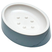  Мыльница Marble пластик 106216 Delphinium 