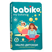 Мыло туалетное BABIKO My balance 100г детское с экстактом череды Мыло туалетное BABIKO My balance 100г детское с экстактом череды