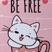  Зеркало "Be free", pink 