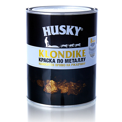 Краска с молотковым эффектом золото 0,25л / HUSKY-KLONDIKE Краска с молотковым эффектом золото 0,25л / HUSKY-KLONDIKE