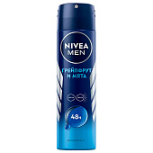  Дезодорант спрей Nivea Deo муж Грейпфрут и мята 150мл 