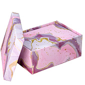 Подарочная коробка «Amethyst», pink (18х12х7) Подарочная коробка «Amethyst», pink (18х12х7)