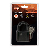 Замок навесной PL-WEATHER-1550 всепогодный FUARO Black Замок навесной PL-WEATHER-1550 всепогодный FUARO Black