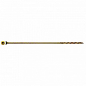 Саморез конструкционный потай Torx 8,0х300, желтый цинк, 2шт Саморез конструкционный потай Torx 8,0х300, желтый цинк, 2шт