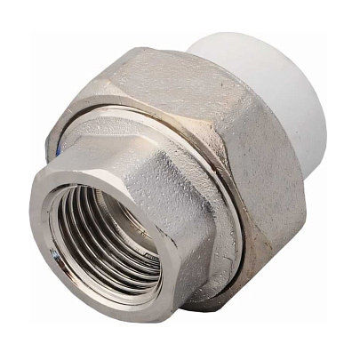 Муфта комб разъемная ВР 25х1/2" PPR Муфта комб разъемная ВР 25х1/2" PPR