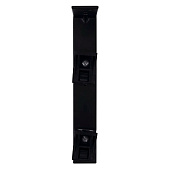  Кронштейн стеновой МОДЕРН двухрядный черный 