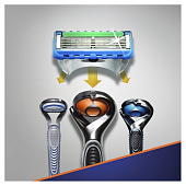  Сменные кассеты для бритья GILLETTE FUSION ProGlide Power 4шт 