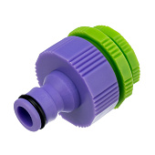  Адаптер пластмассовый, 1/2"-3/4"-1", внутренняя резьба Palisad 65635(65735) 