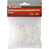  Крестики для кафельной плитки 2,5мм, 100шт, Matrix 