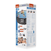 Бассейн каркасный Bestway Steel Pro Max 366х100см, 9150л, ф-насос, лестница, чехол, совместим с картртиджем 58094(ll) арт.5614X Бассейн каркасный Bestway Steel Pro Max 366х100см, 9150л, ф-насос, лестница, чехол, совместим с картртиджем 58094(ll) арт.5614X