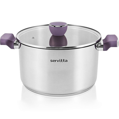 Кастрюля Servitta Viola 3,4 л Sr0299 Кастрюля Servitta Viola 3,4 л Sr0299