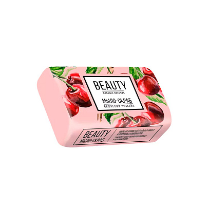 Мыло-скраб Beauty Вишневый чизкейк 90г Мыло-скраб Beauty Вишневый чизкейк 90г