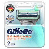  Сменные кассеты для бритья GL SKINGUARD Sensitive 2шт 