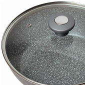 Сотейник 24х7.5см с крышкой 4275GR 