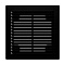  Решетка вентиляционная черная 210х210 сетка 2121Р Black 