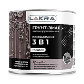 Грунт-эмаль 3 в 1 Зелёный Лакра 1,7кг Грунт-эмаль 3 в 1 Зелёный Лакра 1,7кг