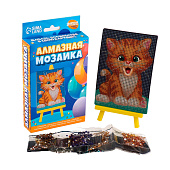 Алмазная мозаика для детей "Милый котик" + емкость, стержень с клеевой подушечкой 5094453 Алмазная мозаика для детей "Милый котик" + емкость, стержень с клеевой подушечкой 5094453