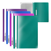  Скоросшиватель пластиковый А4 ErichKrause Fizzy Vivid, 120/160 мкм, ассорти, 50021 