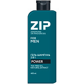Шампунь-гель ZIP Power 2в1 400мл Шампунь-гель ZIP Power 2в1 400мл
