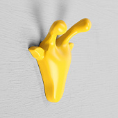 Крючок мебельный CAPPIO GIRAFFE желтый 9608740 Крючок мебельный CAPPIO GIRAFFE желтый 9608740