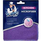 Салфетка для уборки кухни TURBOMAG KITCHEN, микрофибра 300г/м2, 30х30 см, 1 шт. Салфетка для уборки кухни TURBOMAG KITCHEN, микрофибра 300г/м2, 30х30 см, 1 шт.