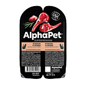 Влажный корм AlphaPet Superpremium для стерилизованных кошек, 80 г, ягненок/сердце желе Влажный корм AlphaPet Superpremium для стерилизованных кошек, 80 г, ягненок/сердце желе