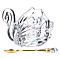  Икорница Muza Crystal с ложкой  355-273 
