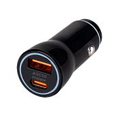  Зарядное устройство (адаптер) 12/24V 38W USB Type-C (PD) SKYWAY черный 