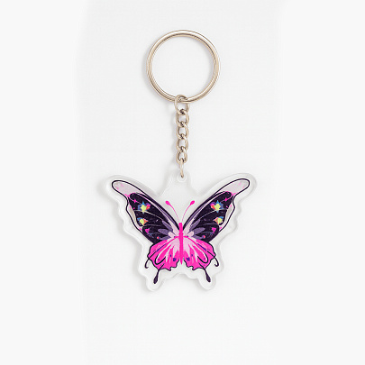 Брелок акриловый iLikeGift "Dark Butterfly" Брелок акриловый iLikeGift "Dark Butterfly"
