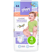  Подгузники-трусики Bella Happy Classic Maxi 44шт (8-14кг) Арт.BB-055-LU44-E04 
