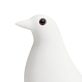  Сувенир полистоун "Птица" белая 28х23,5 см   7077036 