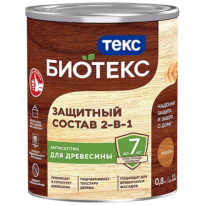 Защитный состав Биотекс Универсал махагон 0,8л Защитный состав Биотекс Универсал махагон 0,8л