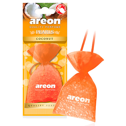 Ароматизатор подвесной AREON PEARLS мешочек 30гр Coconut Ароматизатор подвесной AREON PEARLS мешочек 30гр Coconut