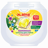  Капсулы для стирки LAIMA  АРОМАМАГИЯ концентрат GIGA PACK с кондиционером 100шт. 608879 