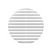 Решетка вент круглая Д=125 12РК Решетка вент круглая Д=125 12РК