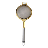 Сито для просеивания Magistro Arti gold, d=12 см, золотой 7139491 Сито для просеивания Magistro Arti gold, d=12 см, золотой 7139491