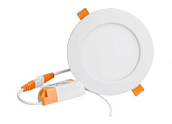 Светильник точечный встраиваемый LED DL 6Вт 6500К круг белый (d118Х10) /Smartbuy Светильник точечный встраиваемый LED DL 6Вт 6500К круг белый (d118Х10) /Smartbuy
